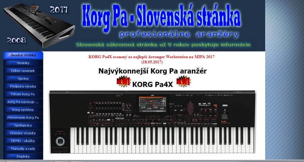 Hudobné nástroje KORG Pa - professional arranger